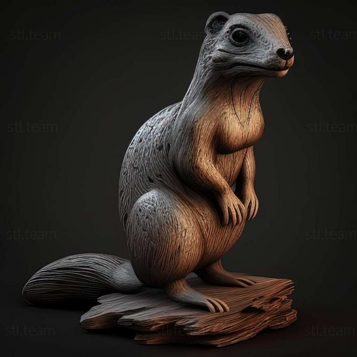 3D model Hoplophorus euphractus (STL)